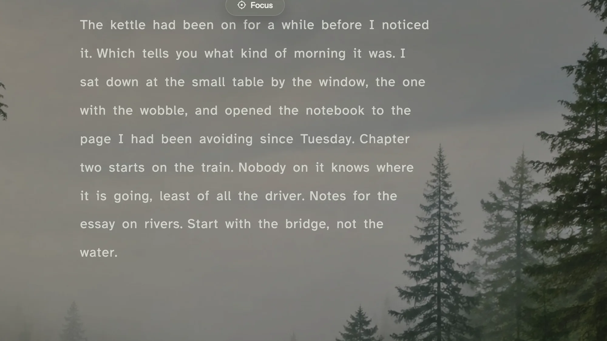 The paragraph in Legible mode: Atkinson Hyperlegible with wide spacing and tall lines